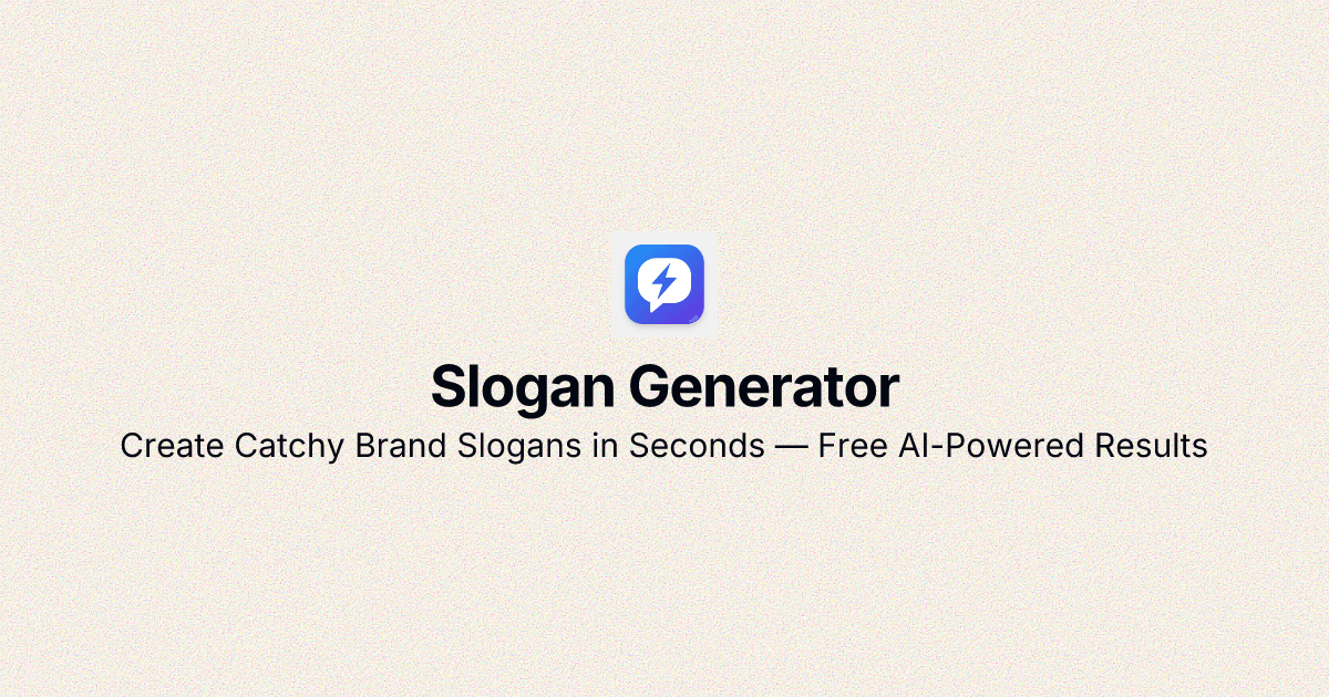 Slogan Generator screenshot 1