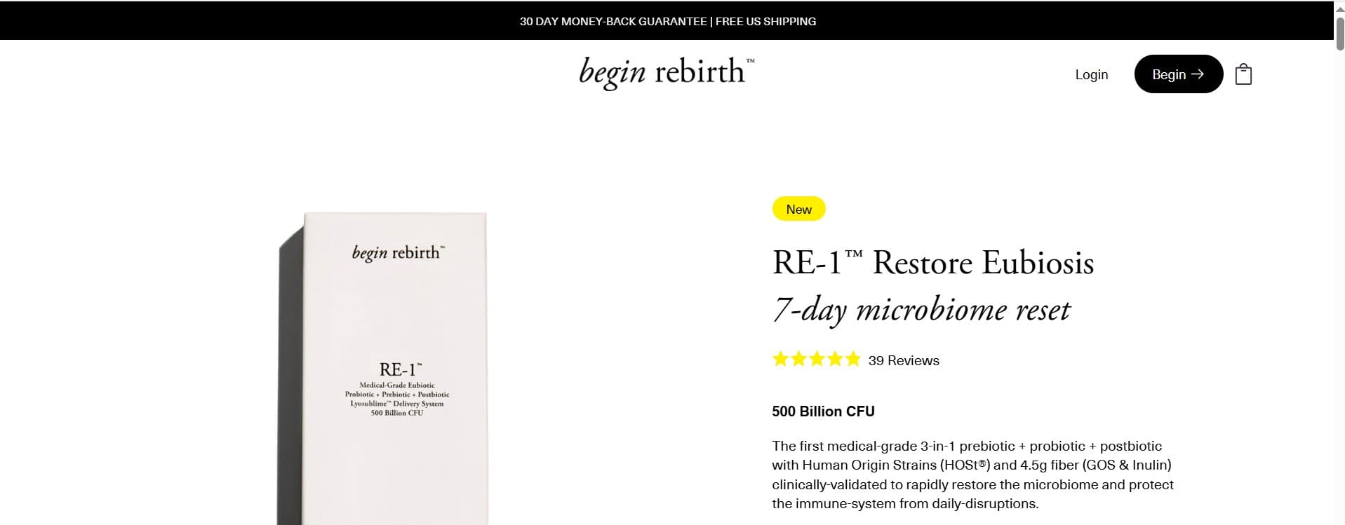 Begin Rebirth screenshot 1