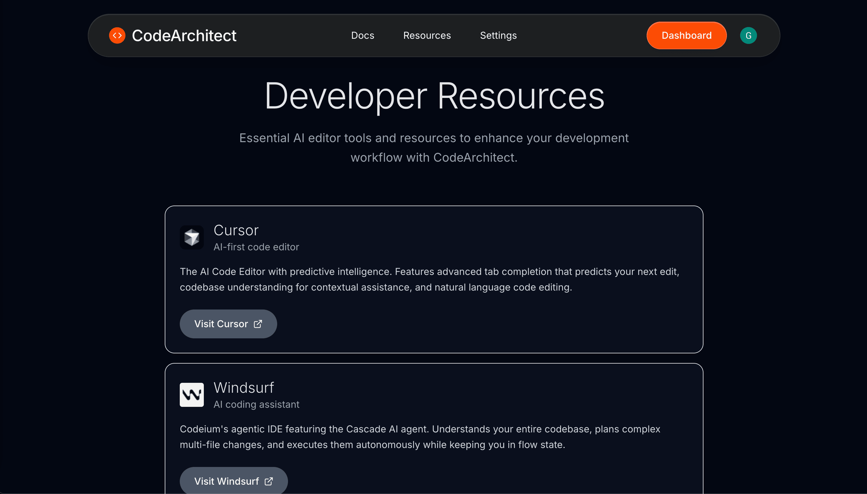 CodeArchitect screenshot 1