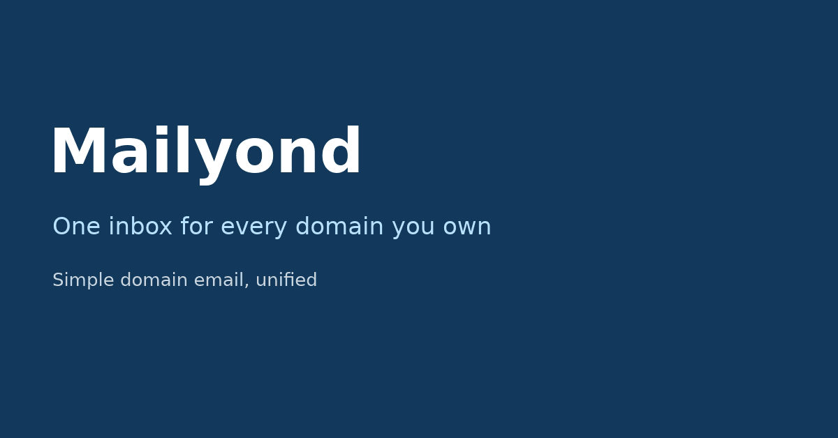 Mailyond screenshot 1