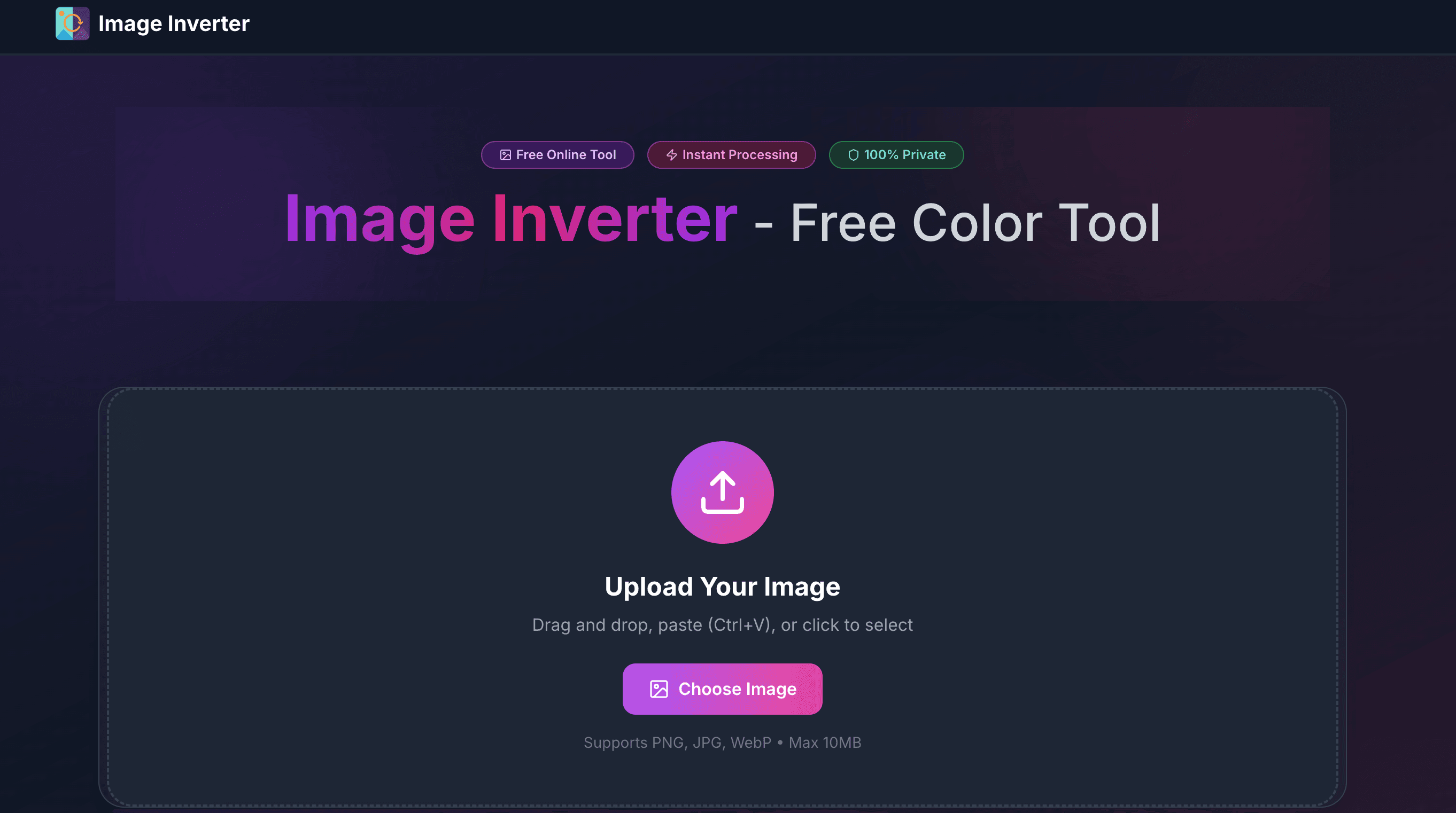 Image Inverter screenshot 1
