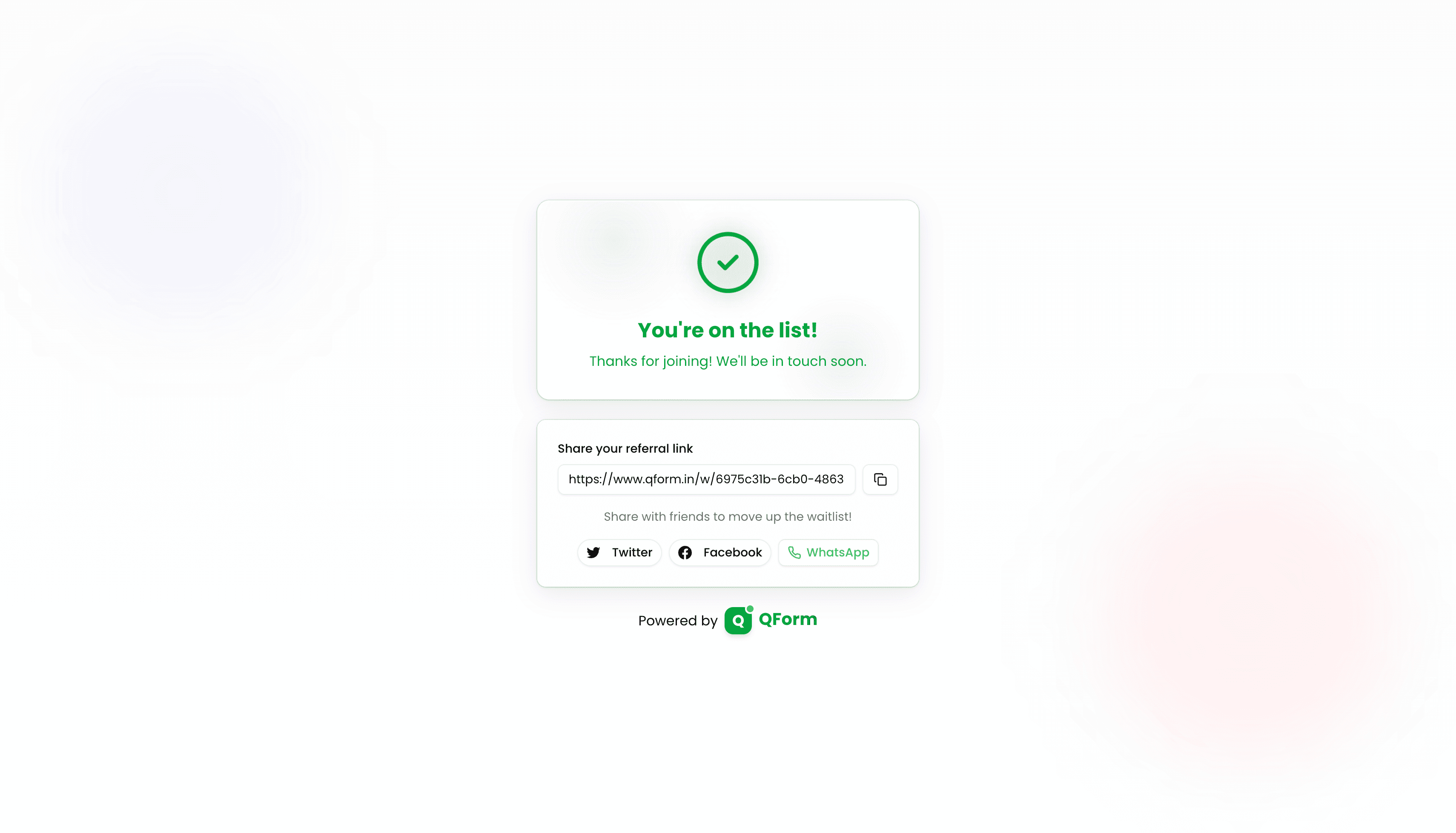 QForm screenshot 1