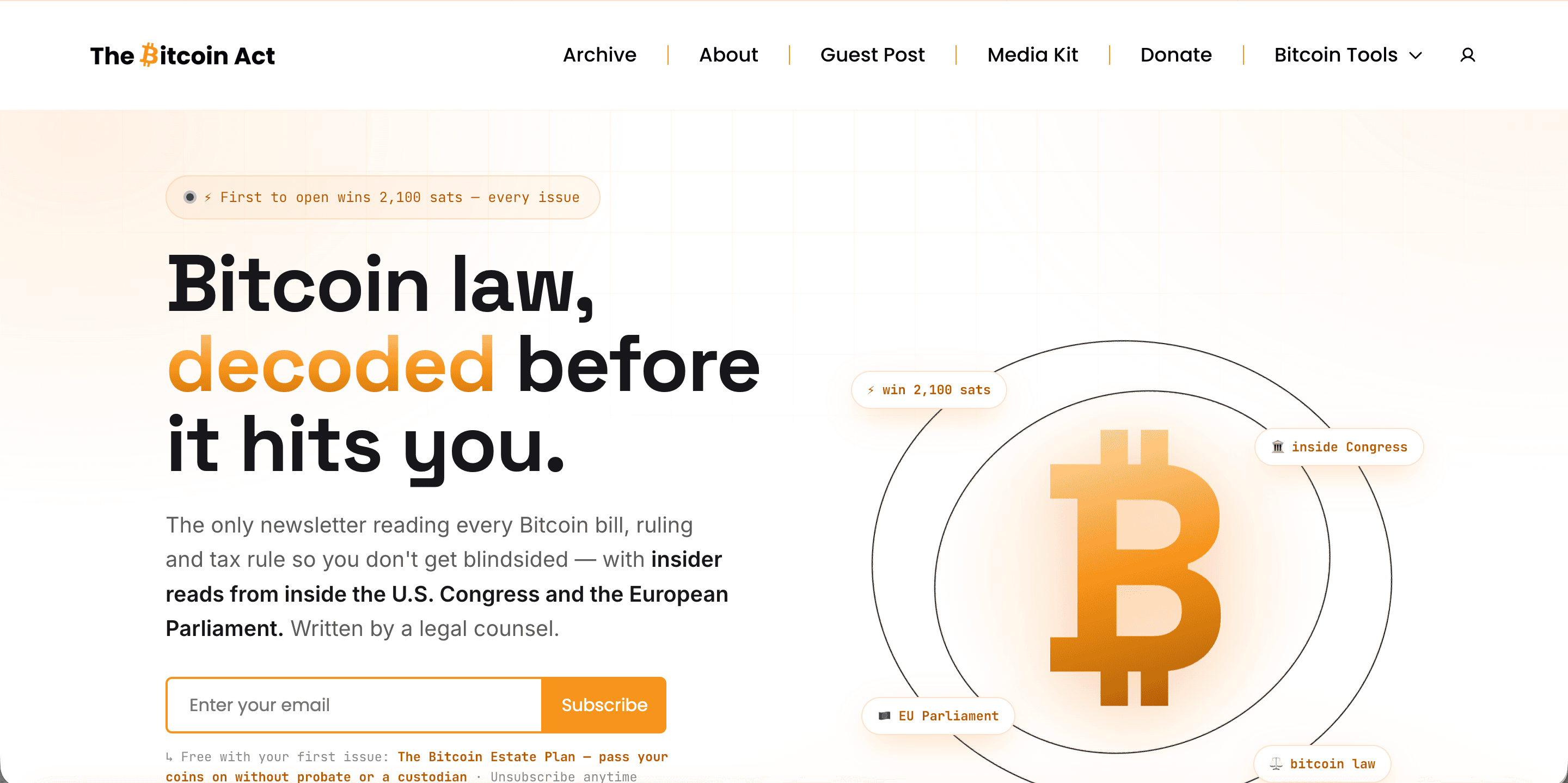 The Bitcoin Act screenshot 1