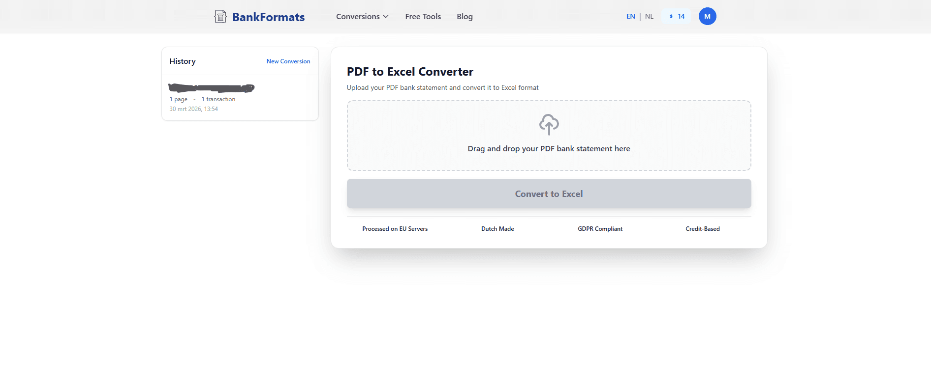 Bankformats.com screenshot 1