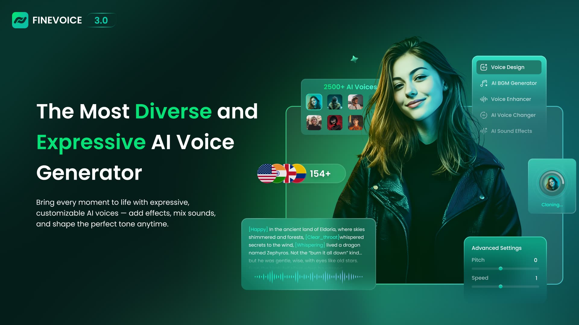 FineVoice screenshot 1