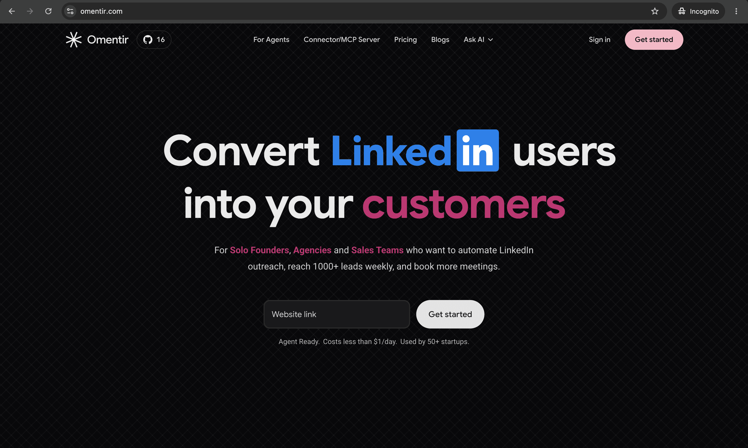 Omentir screenshot 1