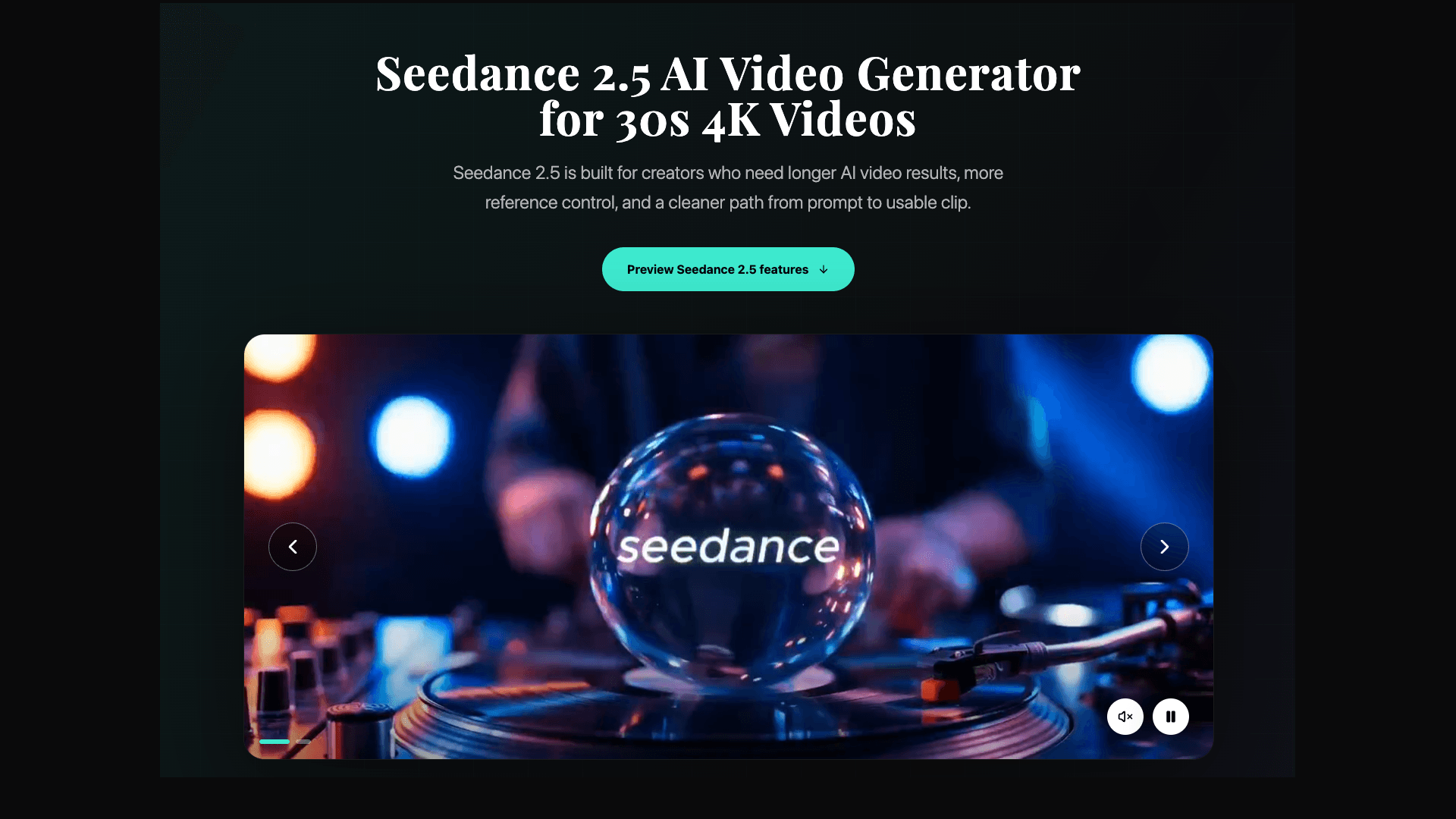 Seedance 2.5 screenshot 1