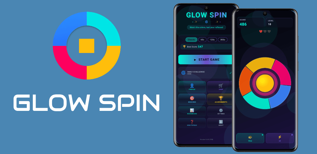 Glow Spin screenshot 1