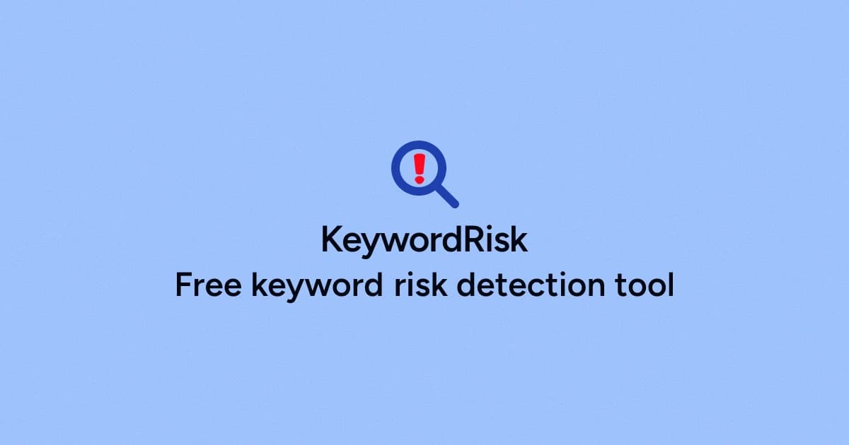 Keyword Risk screenshot 1