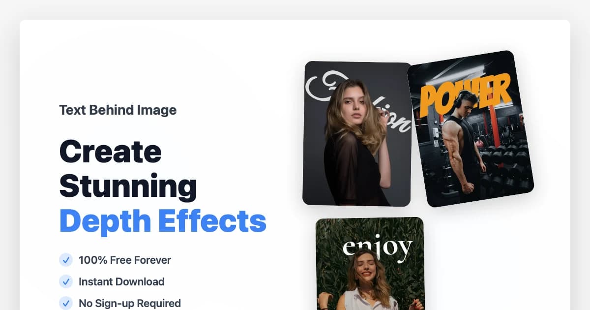 Text Behind Image screenshot 1