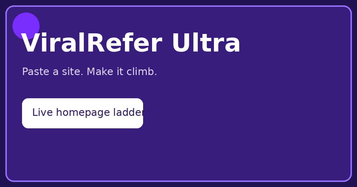 ViralRefer Ultra screenshot 1
