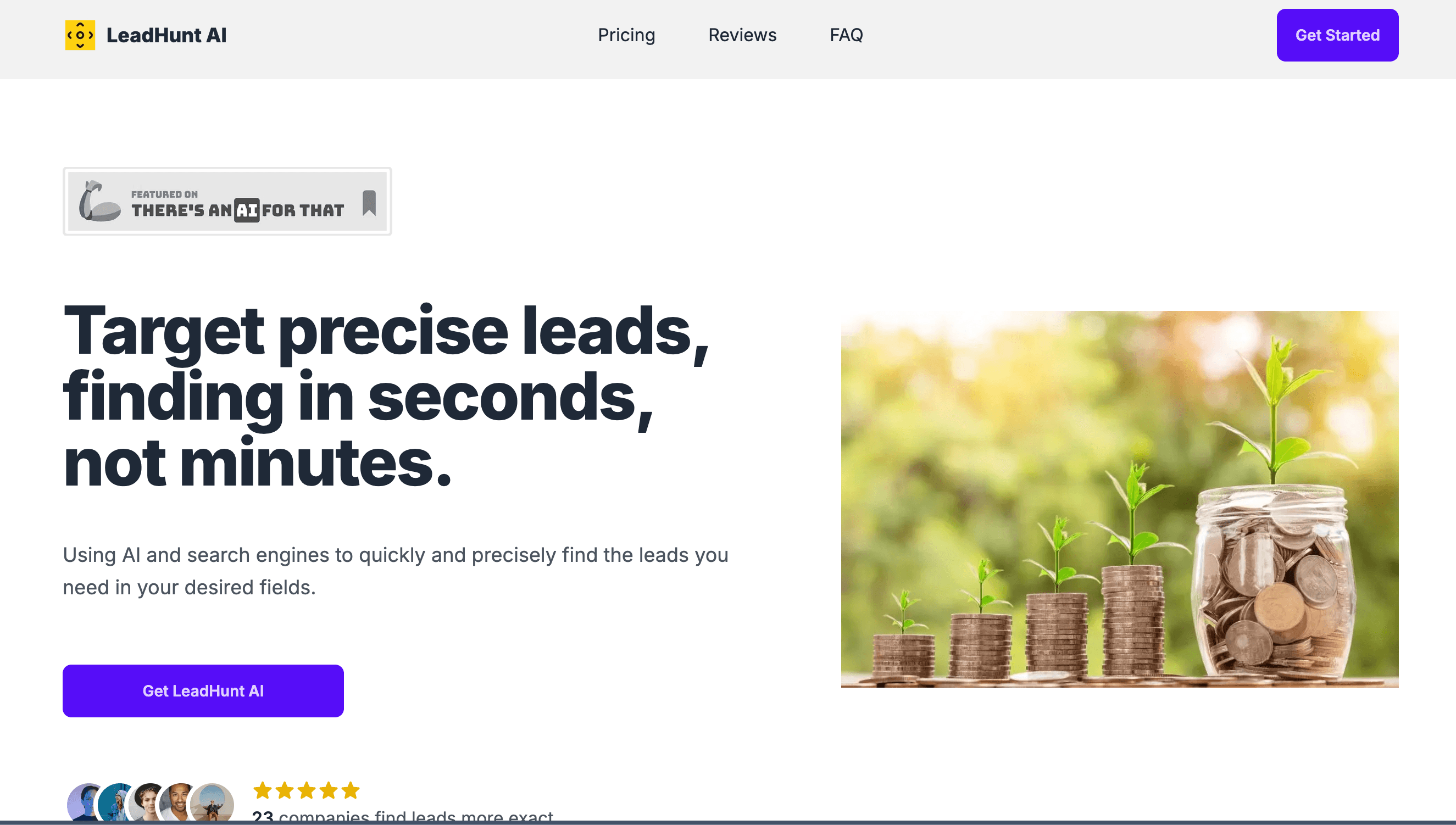 LeadHunt AI screenshot 1