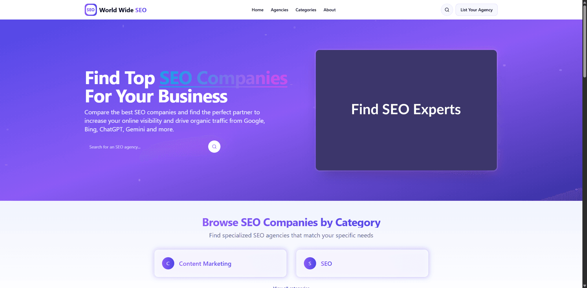 World Wide SEO screenshot 1