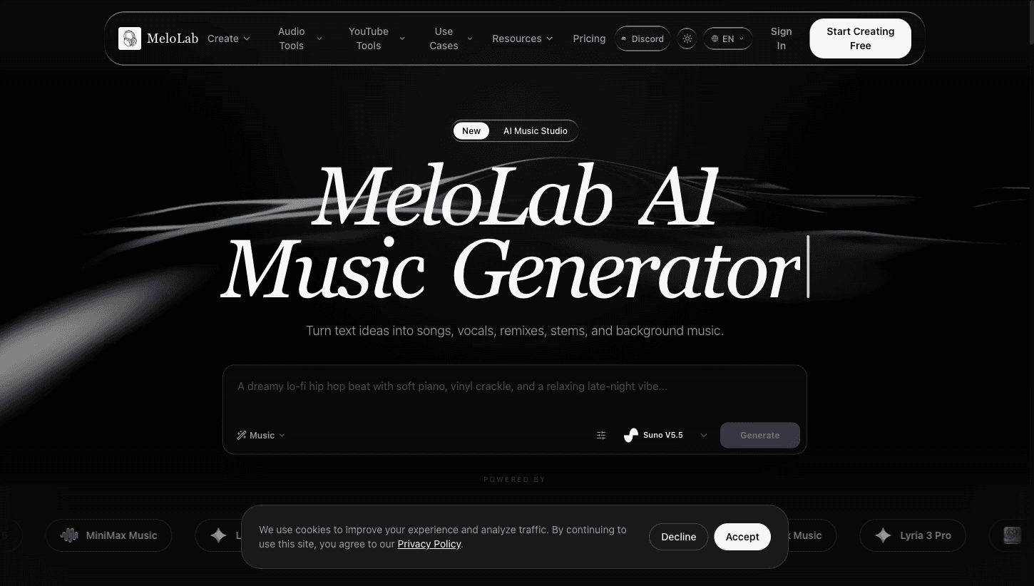 MeloLab screenshot 1