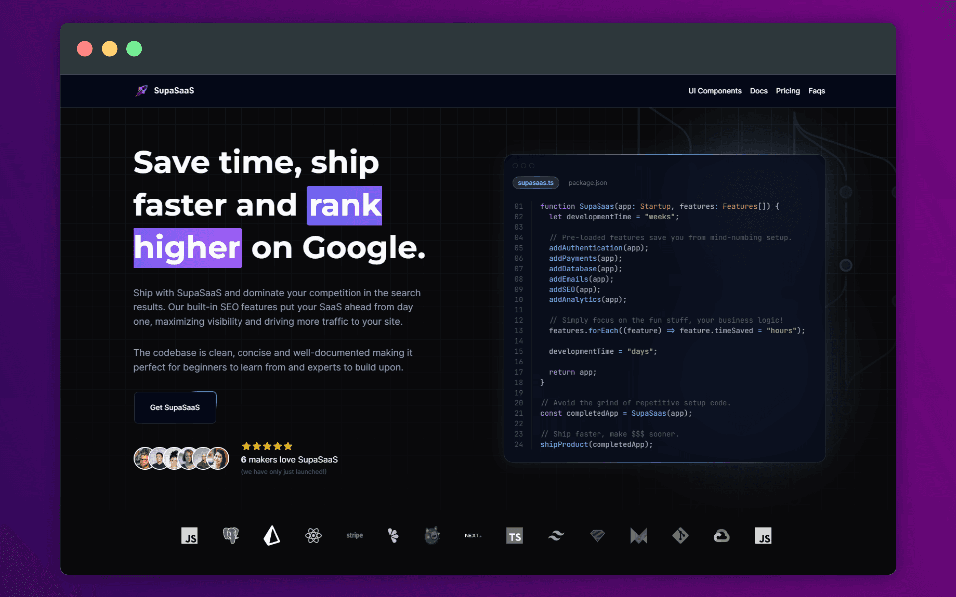 SupaSaaS screenshot 1