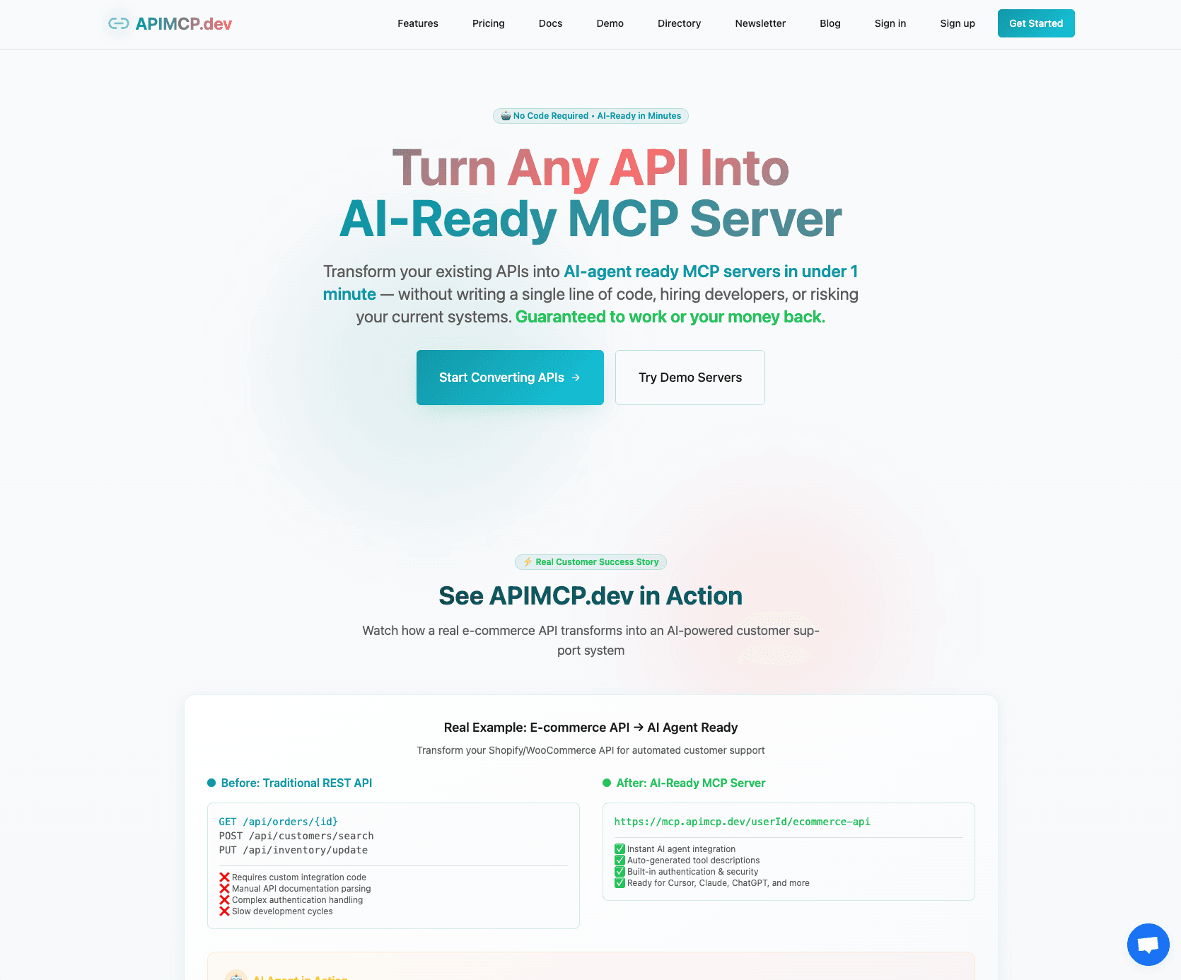 APIMCP.dev screenshot 1