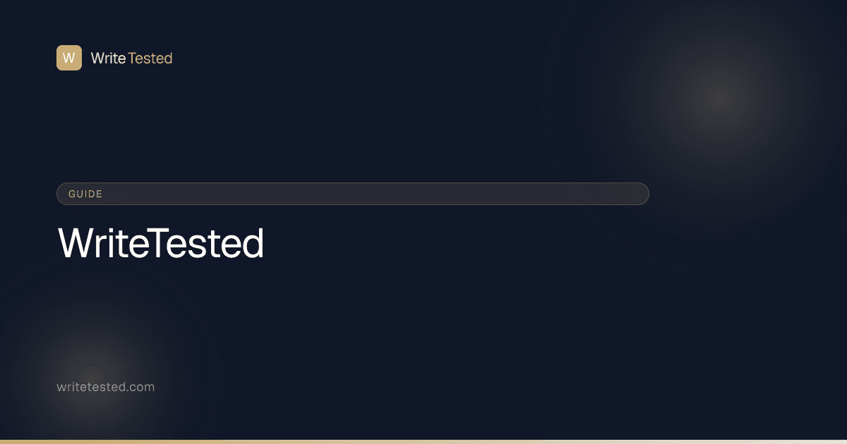 WriteTested screenshot 1