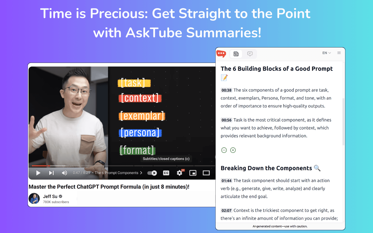 AskTube screenshot 1