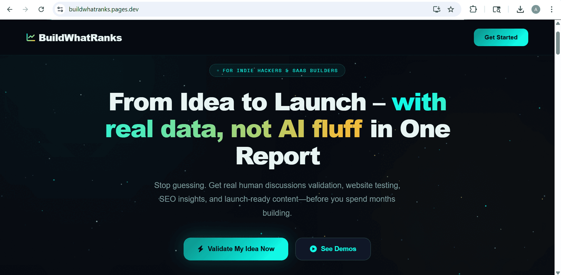 BuildWhatRanks screenshot 1