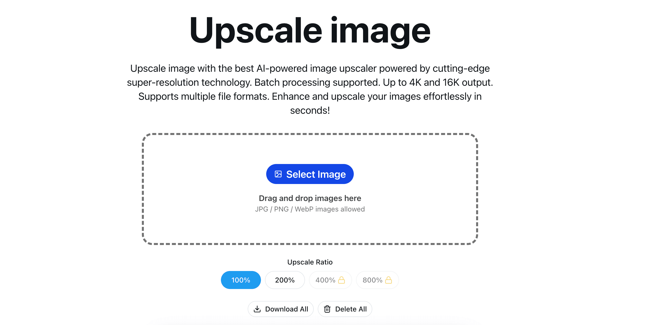 Upscale image screenshot 1