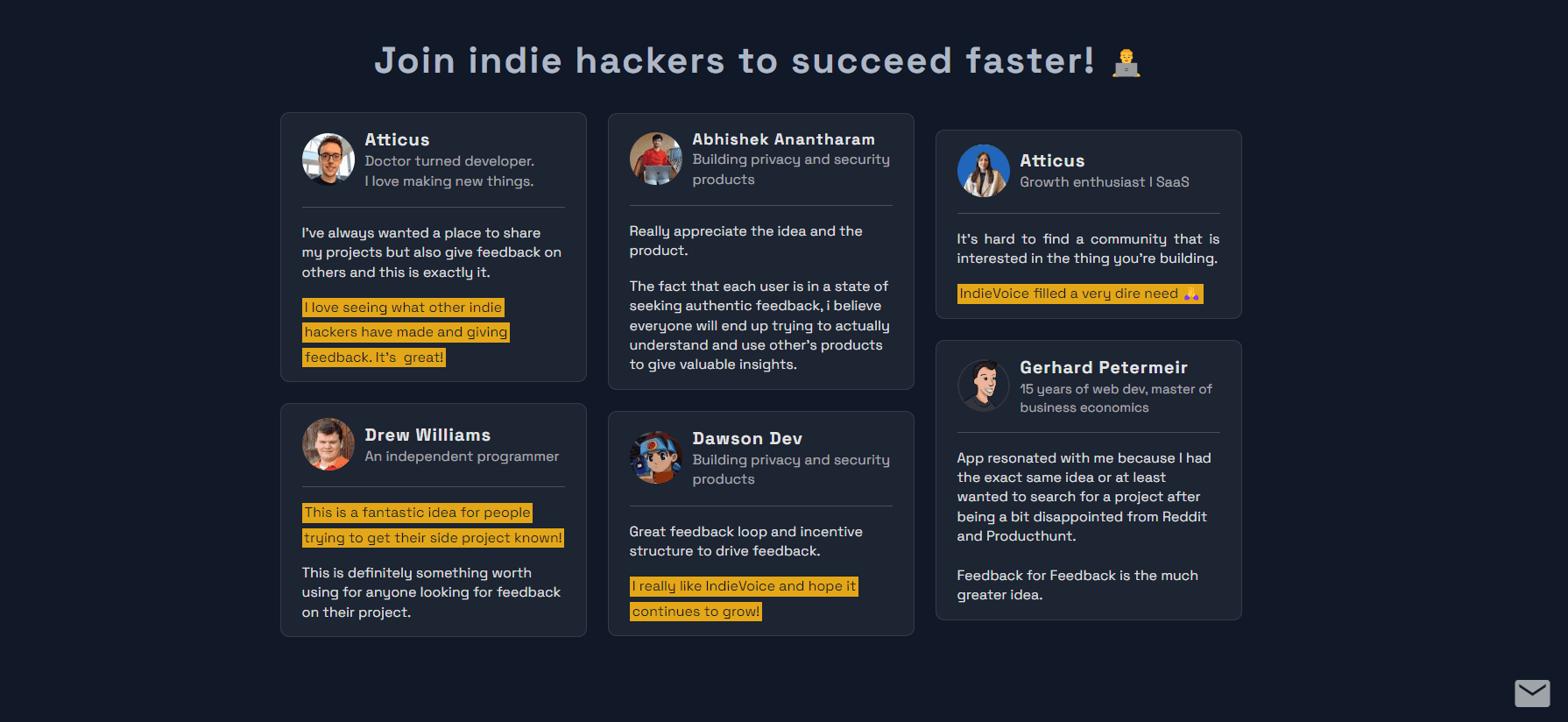 IndieVoice screenshot 1