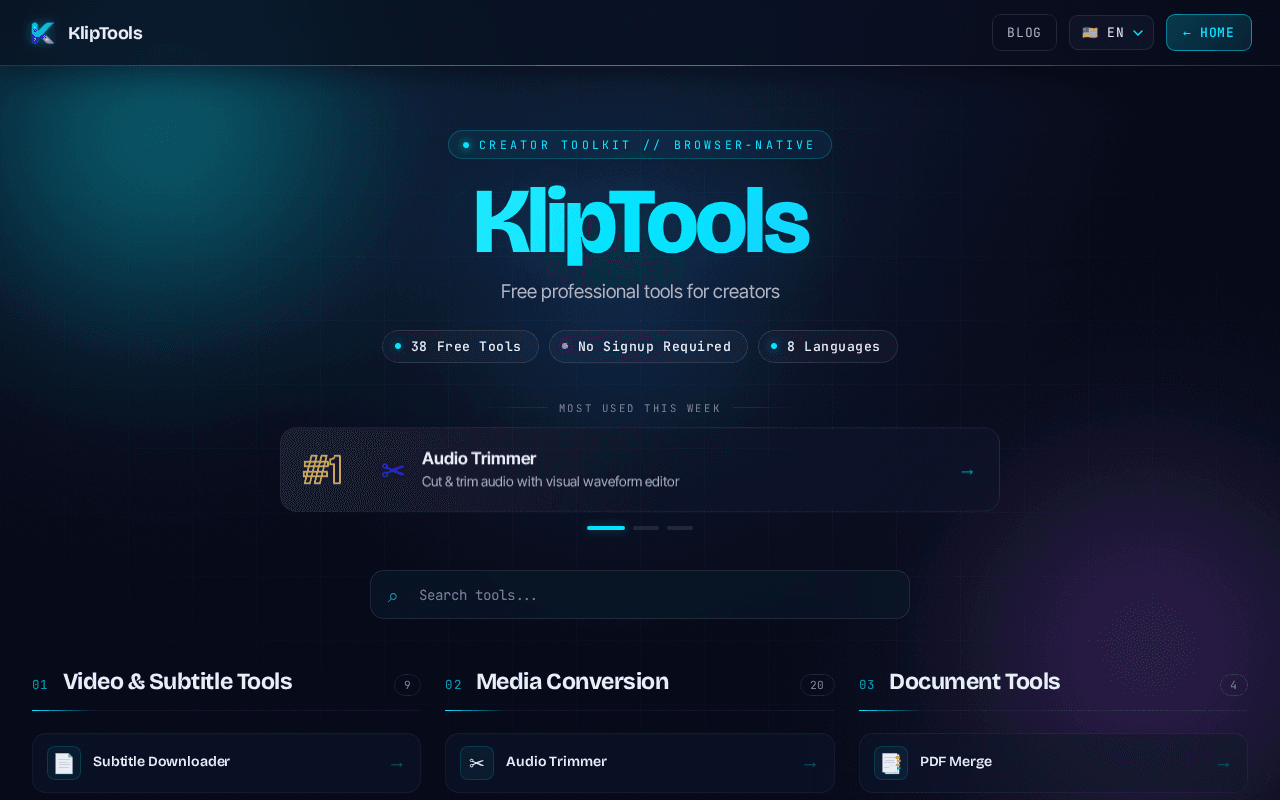 KlipTools screenshot 1