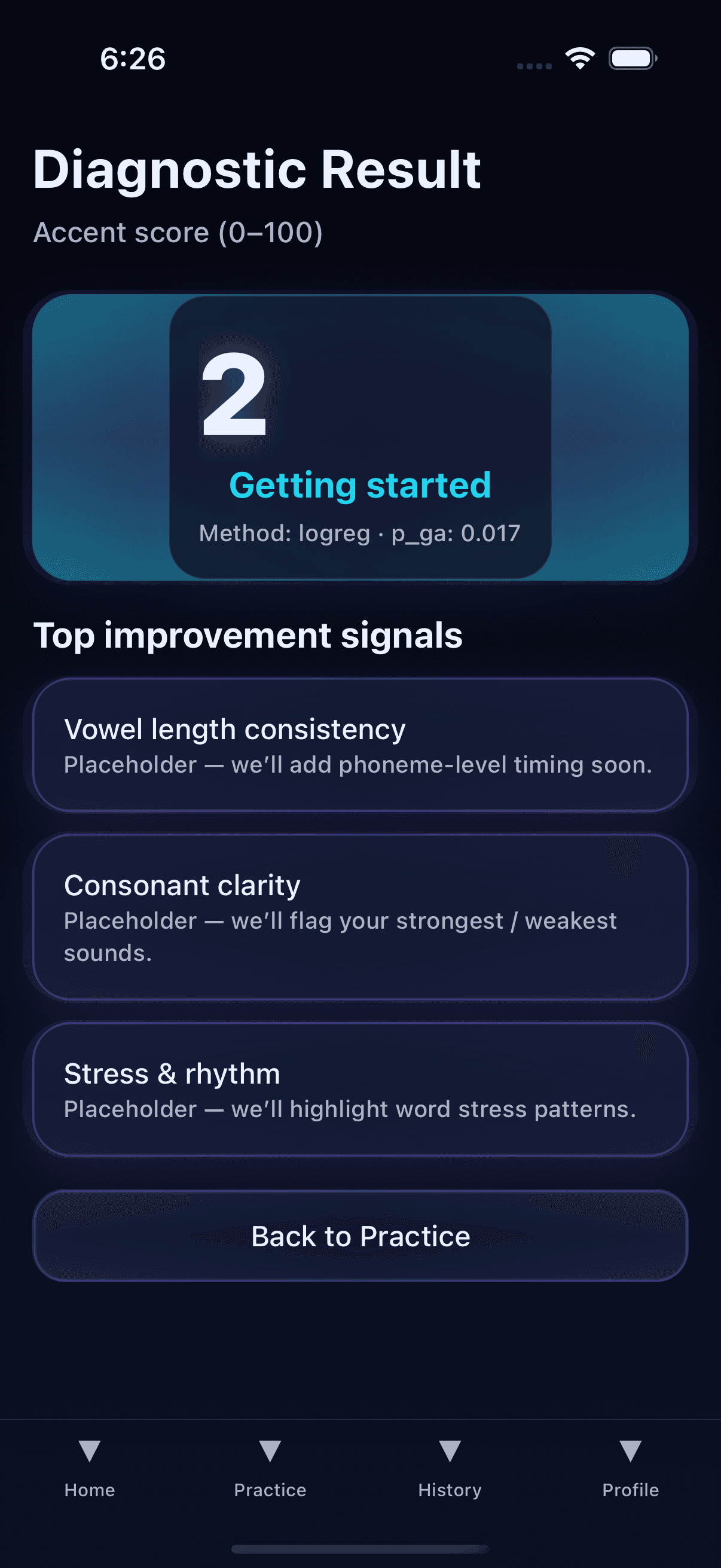 Clear Accent screenshot 1