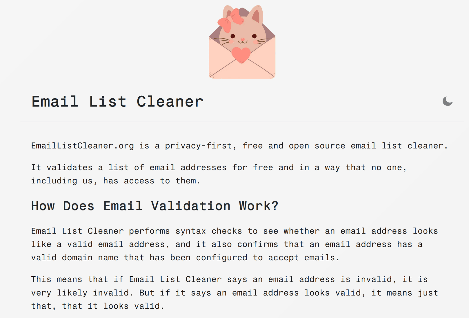 Email List Cleaner screenshot 1
