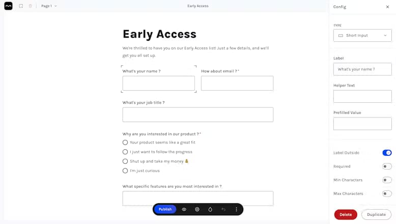 Minform screenshot 1