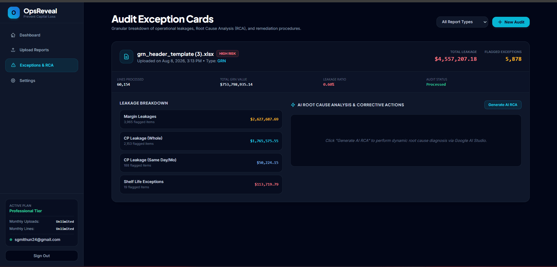 OpsReveal screenshot 1