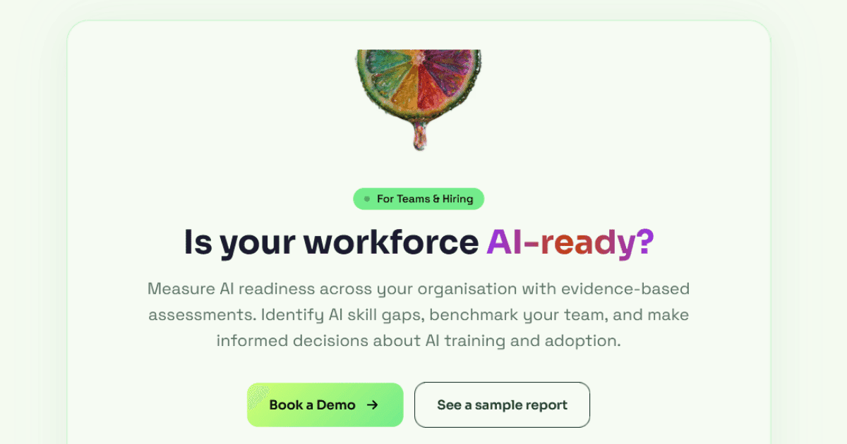 AISA (aisa.to) - AI Fluency Assessment screenshot 1