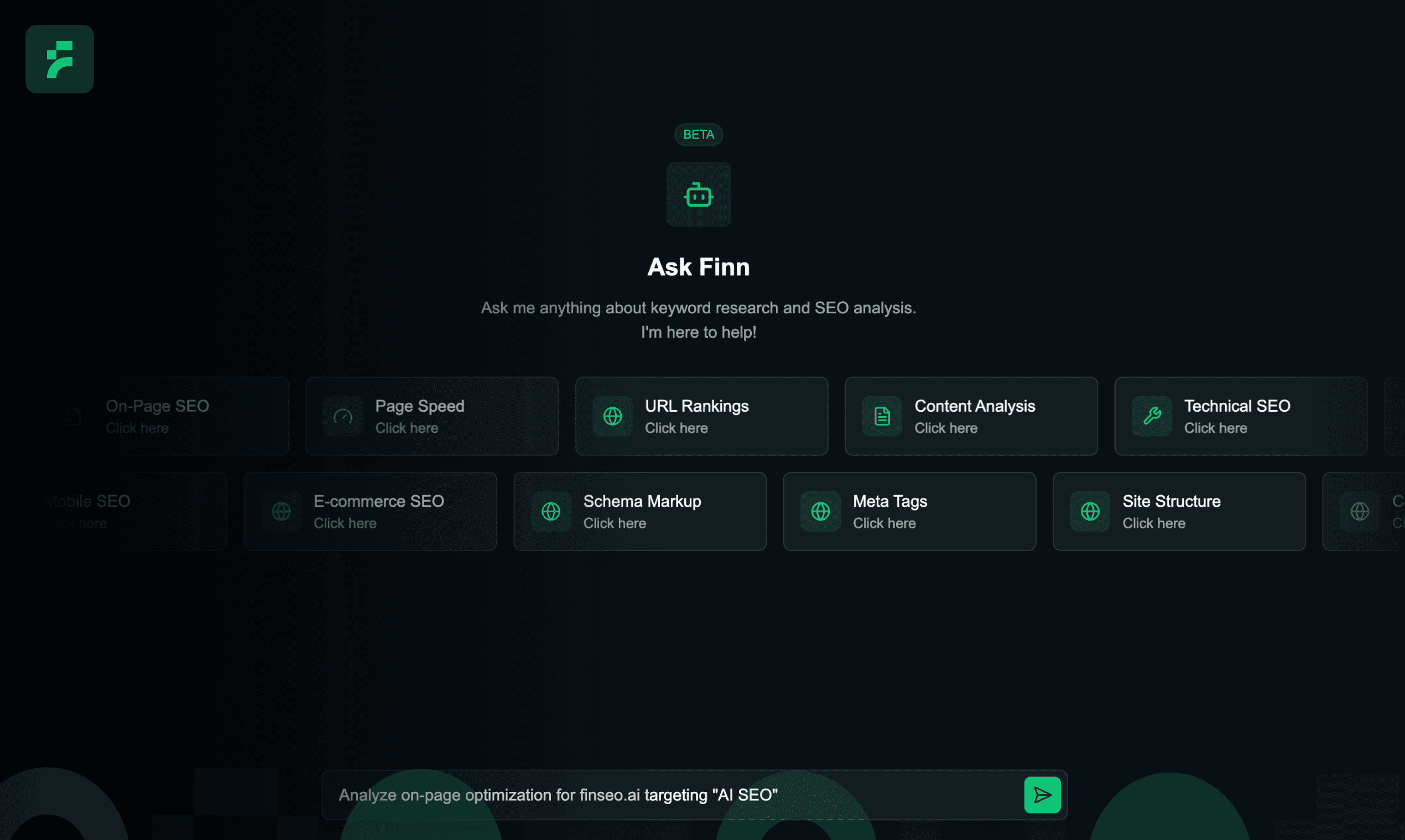 Finseo.ai screenshot 1