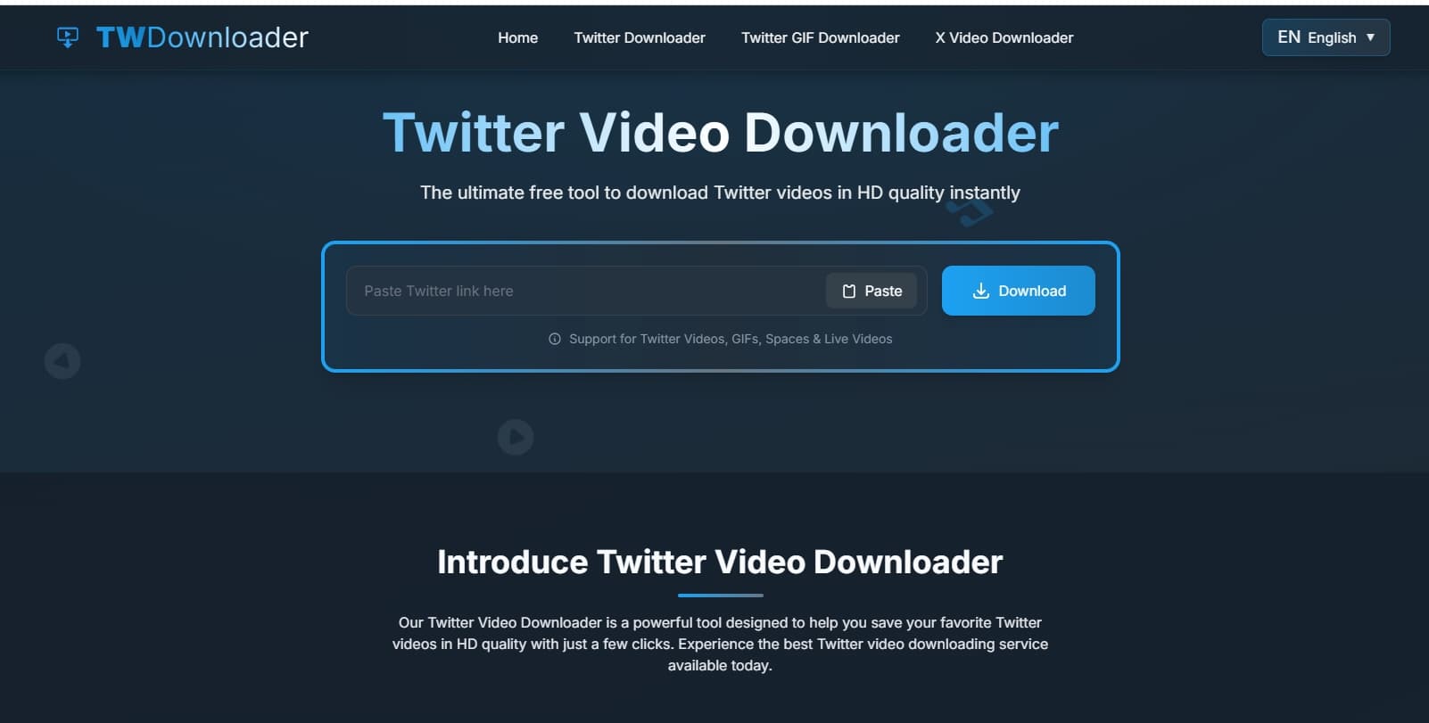 Twitter Video Downloader screenshot 1