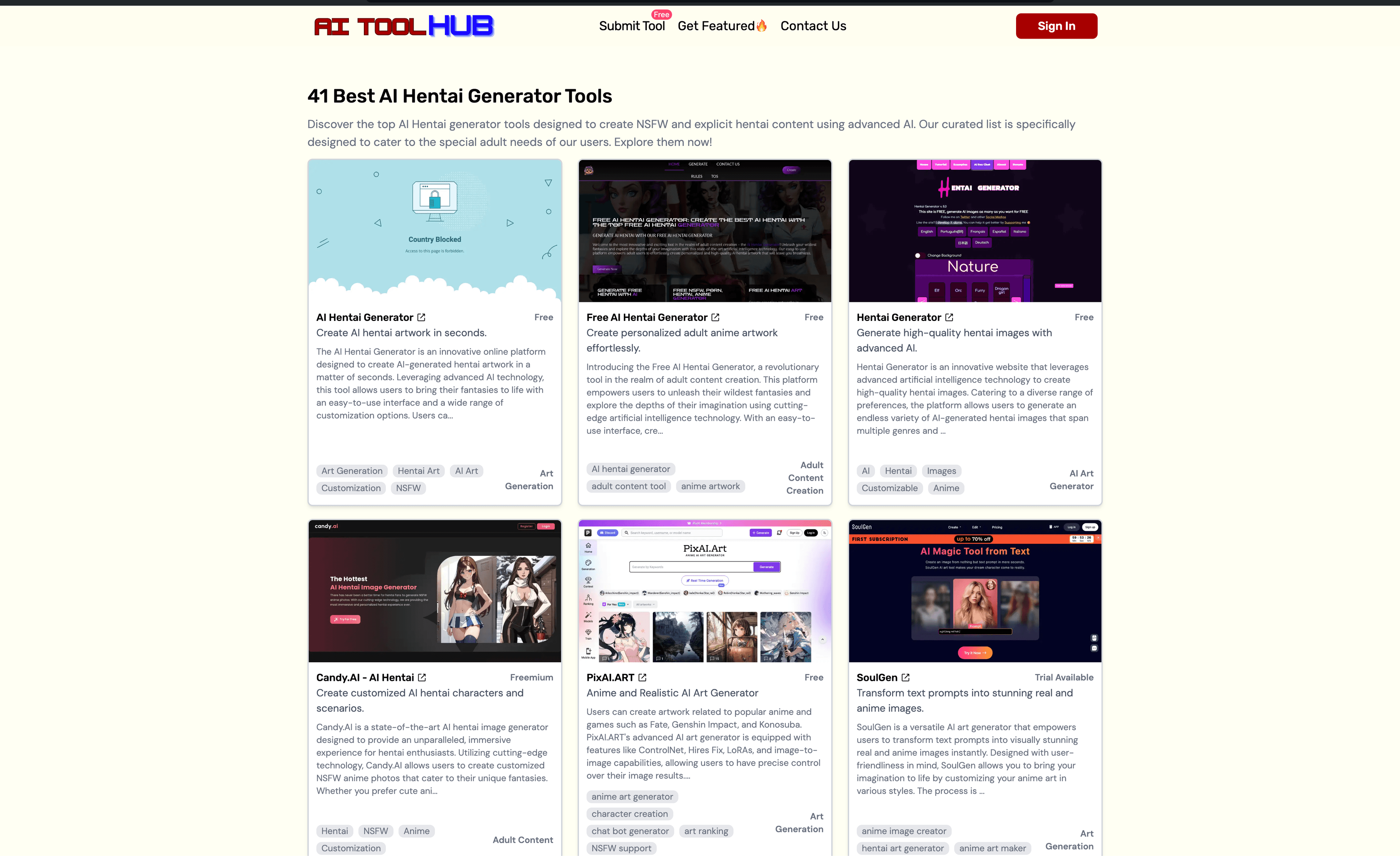 aiToolHub screenshot 1