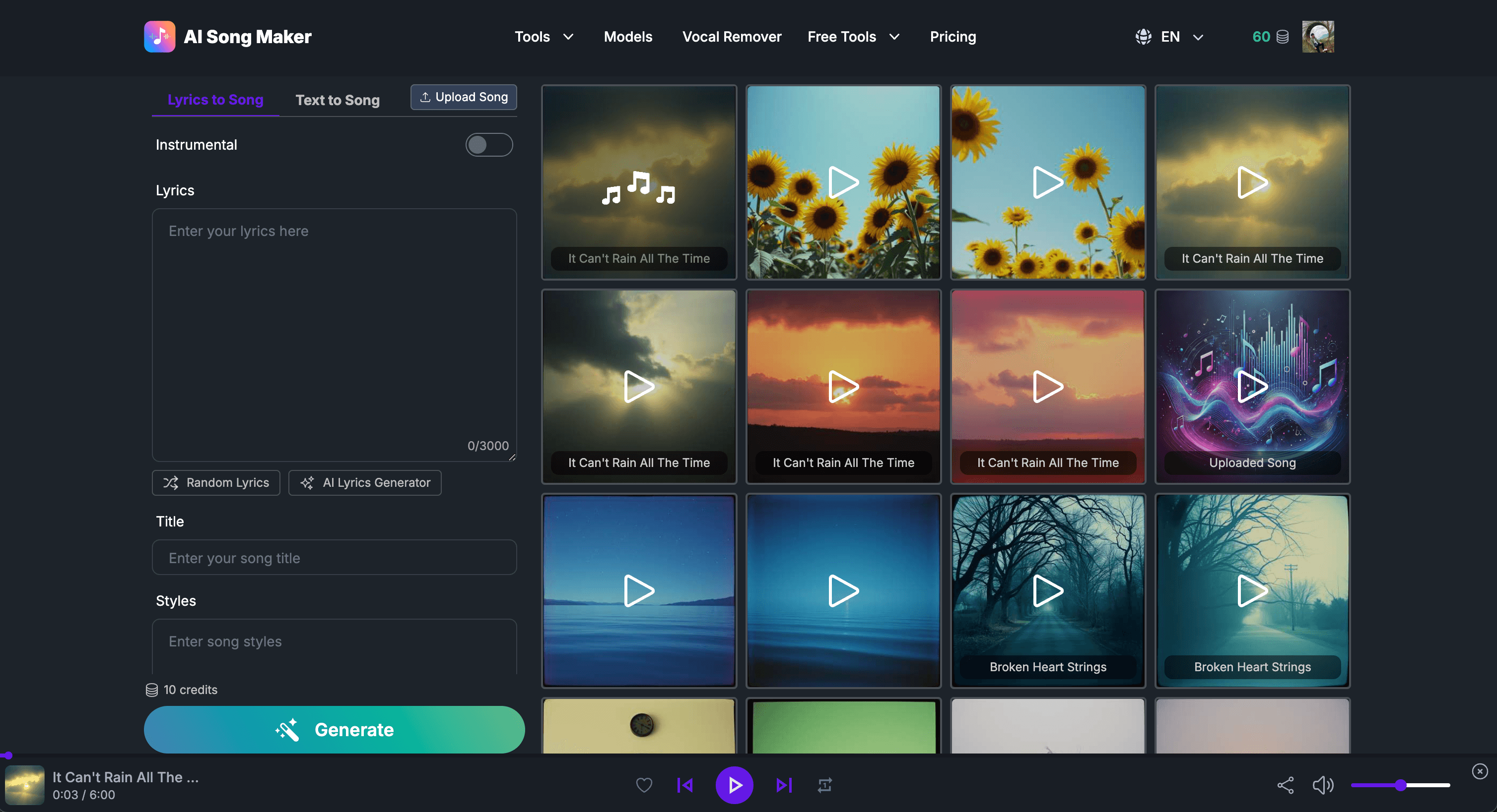 AI Song Generator screenshot 1
