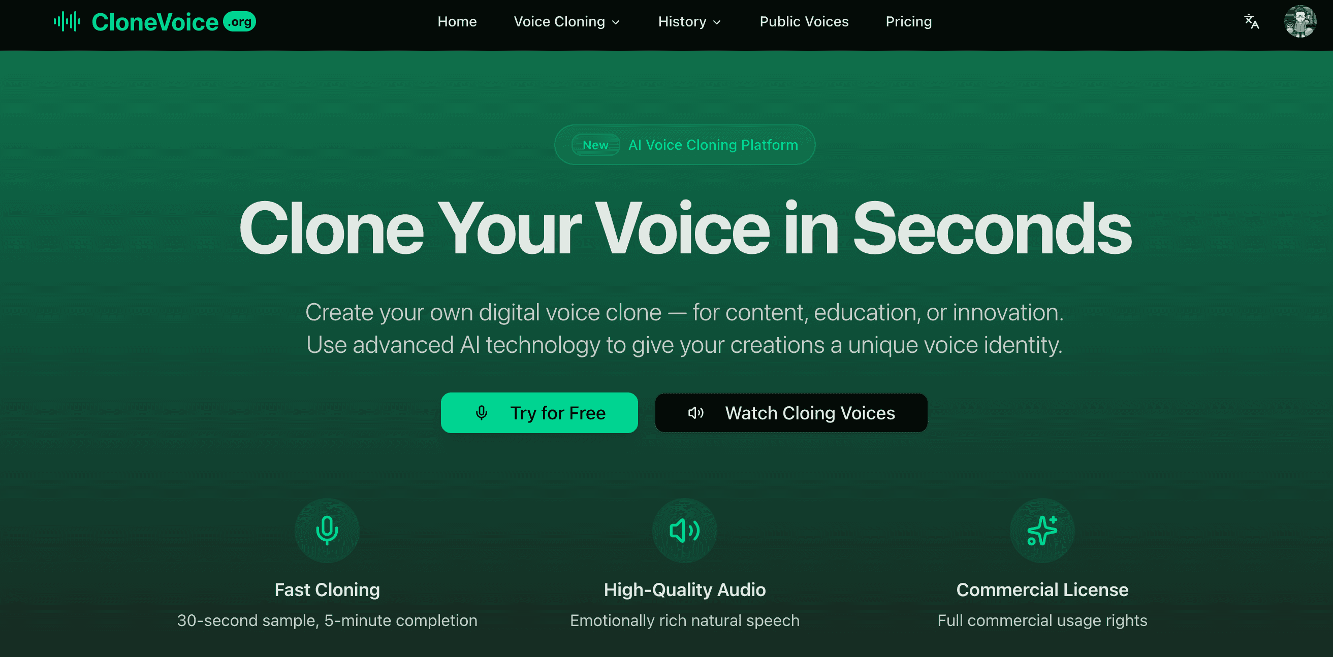 Clone Voice AI screenshot 1