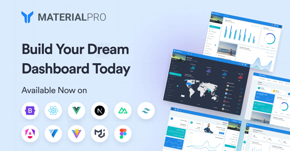 MaterialPRO Template screenshot 1