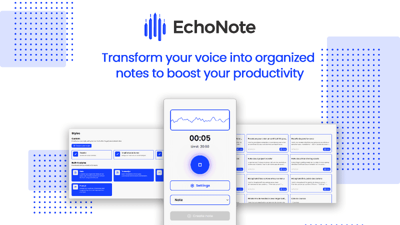 Echonote screenshot 1