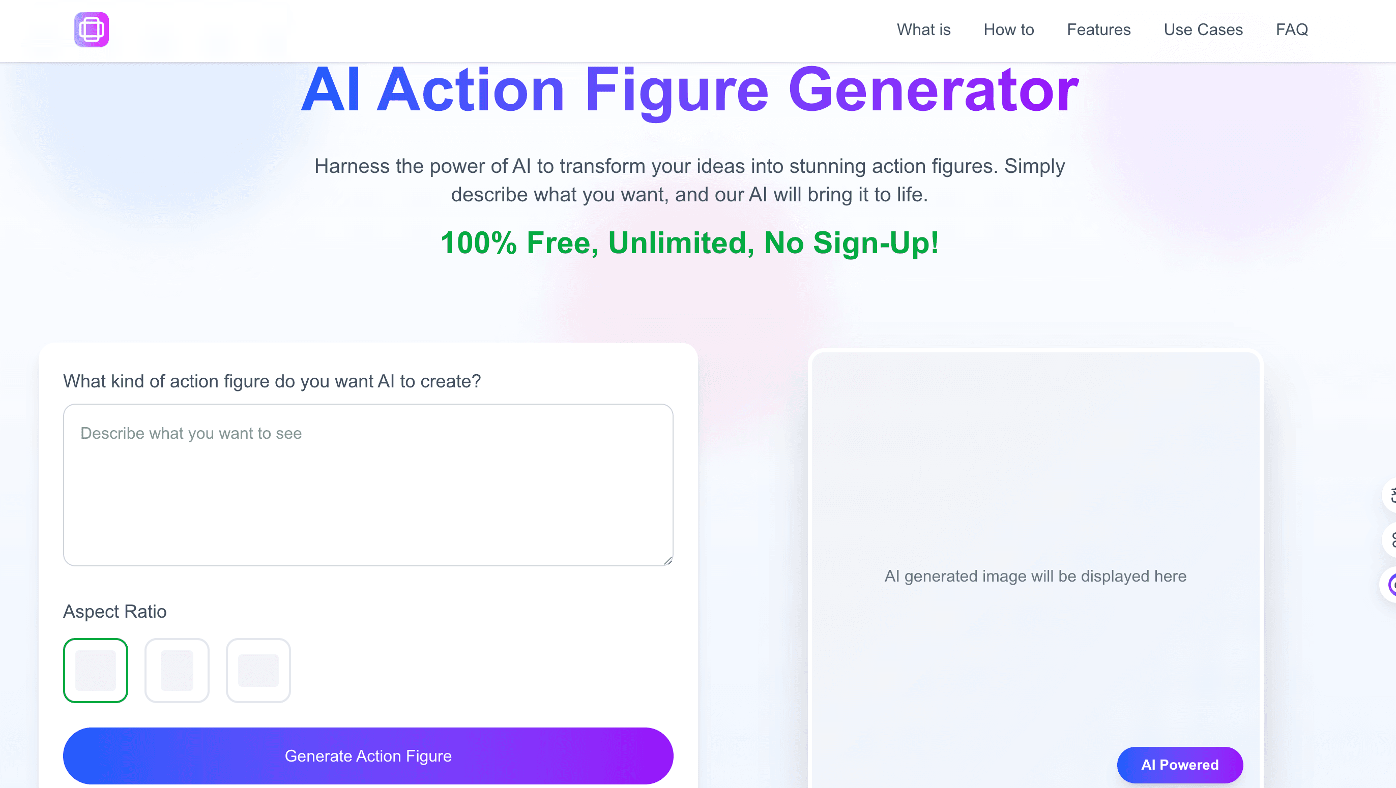 AI Action Figure Generator screenshot 1
