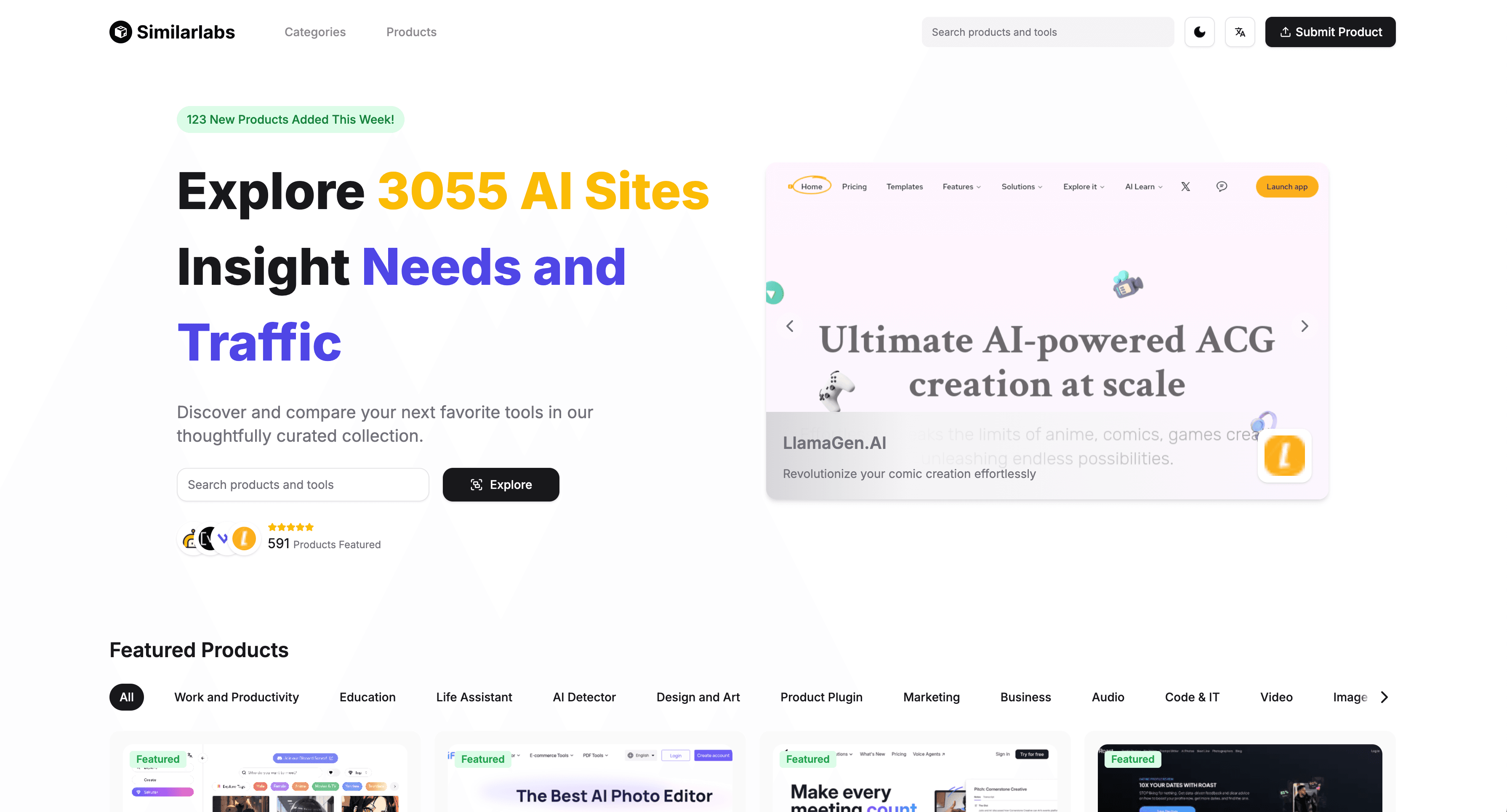 Similarlabs screenshot 1