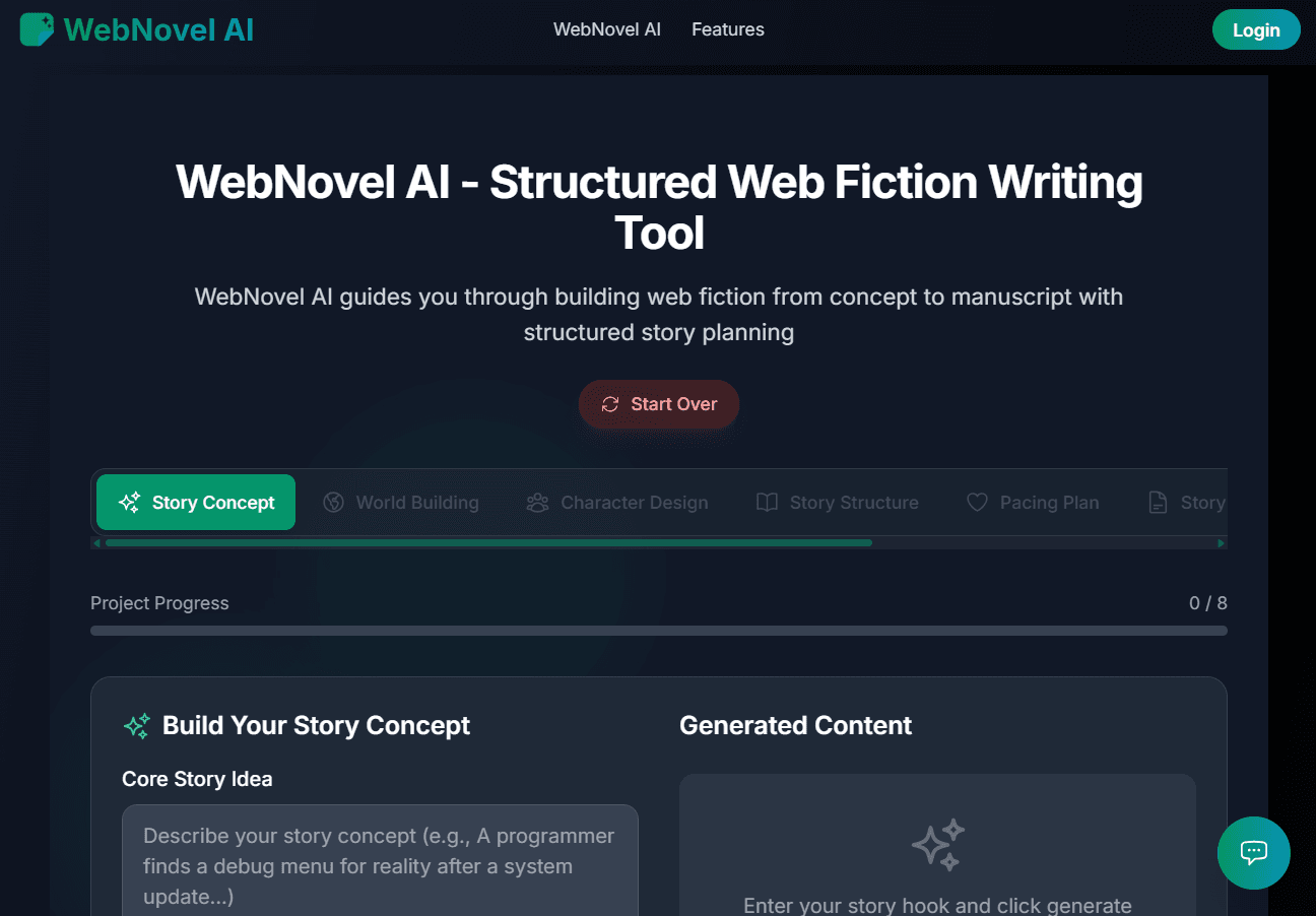 Webnovelai screenshot 1