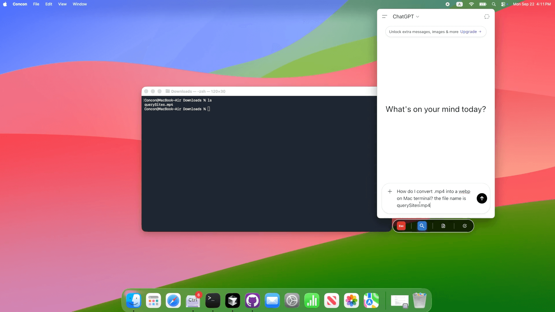 Concon screenshot 1