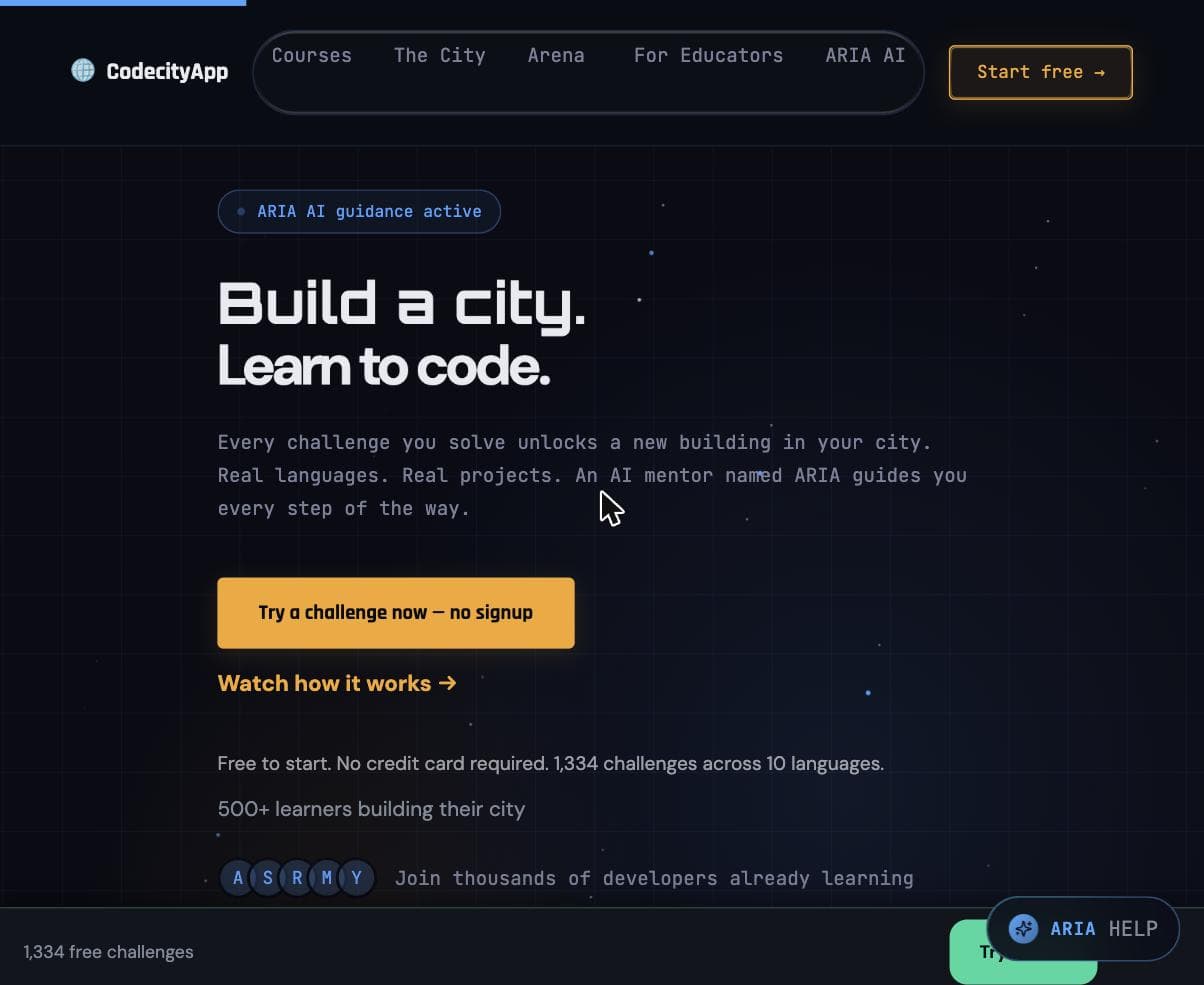 CodecityApp screenshot 1