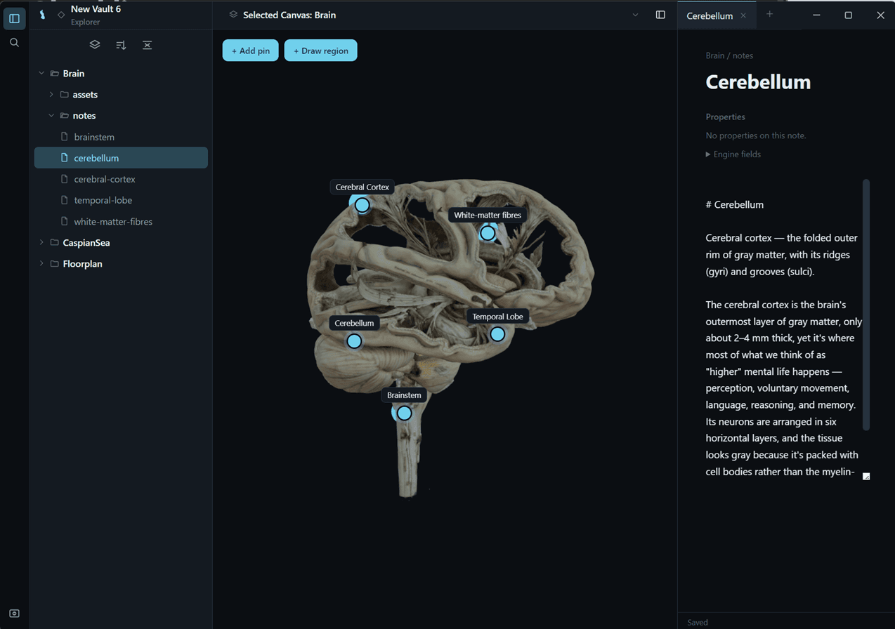 Caspian screenshot 1